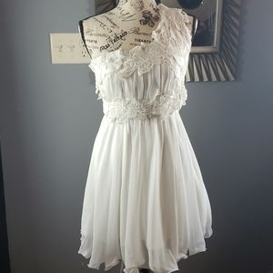 As U Wish White Dress, Size 5